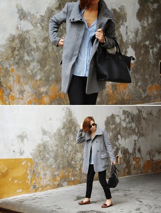 С чем носить табачные лоферы женщине