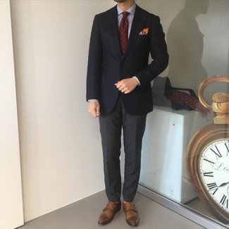 Какие пиджаки носить с табачными монками