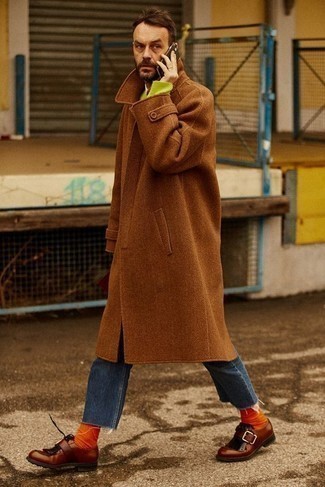 Какие джинсы носить с табачными монками