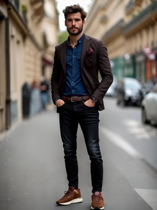 С чем носить табачные кеды мужчине