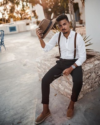 С чем носить табачную соломенную шляпу мужчине