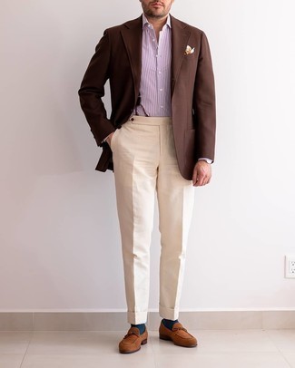 С чем носить табачные подтяжки