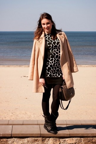 С чем носить табачные колготки