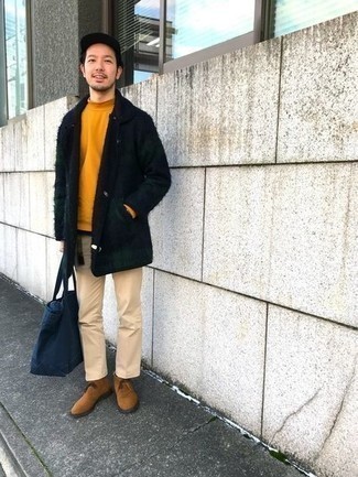 Какие длинные пальто носить с табачной водолазкой