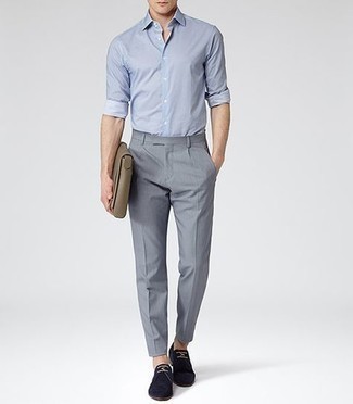 С чем носить табачный мужской клатч мужчине