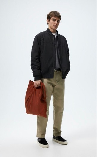 С чем носить большую сумку мужчине