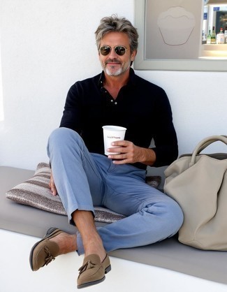 С чем носить большую сумку мужчине