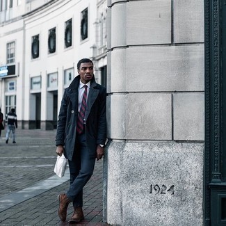 Как носить плащ с ботинками броги