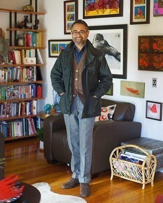 Как носить плащ с кардиганом мужчине