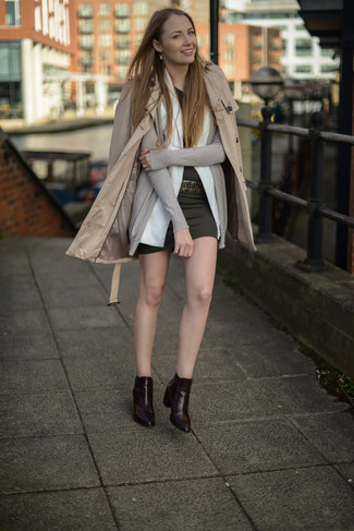 Как носить плащ с кардиганом женщине