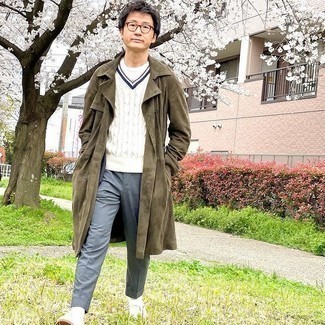 Как носить плащ с туфлями дерби