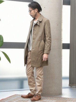 Как носить плащ с туфлями дерби