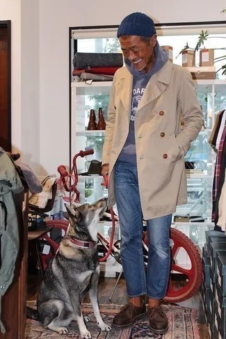 Как носить плащ с худи мужчине