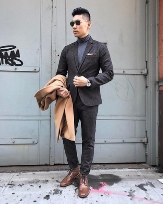 Как носить водолазку с ботинками броги