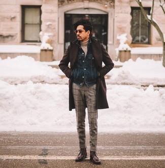 Как носить водолазку с ботинками броги