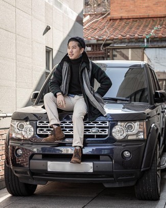 Как носить водолазку с повседневными ботинками мужчине