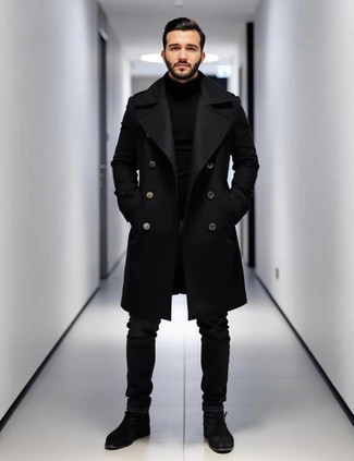 Как носить водолазку с ботинками челси мужчине