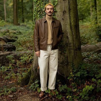 Как носить водолазку с ботинками дезертами