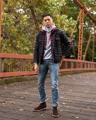 Как носить водолазку с худи мужчине