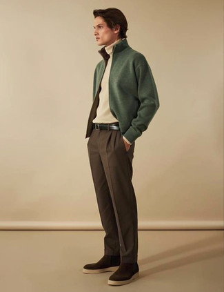 С чем носить водолазку мужчине