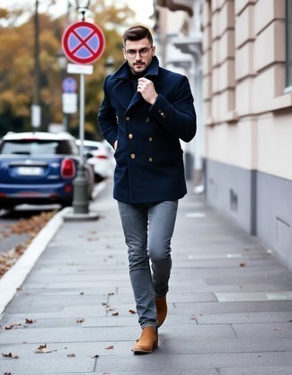 Как носить водолазку с полупальто