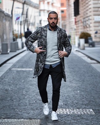 С чем носить твидовое пальто мужчине