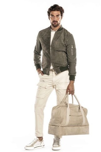 Мужские белые кожаные низкие кеды от Givenchy