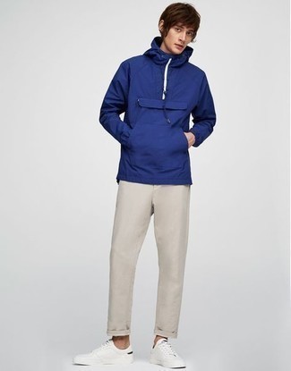 Мужская темно-синяя ветровка от Calvin Klein Jeans