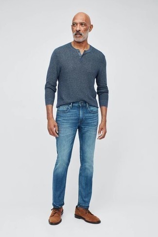 Мужские синие джинсы от Selected Homme