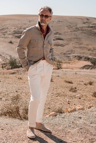 Мужские белые классические брюки от ASOS Edition