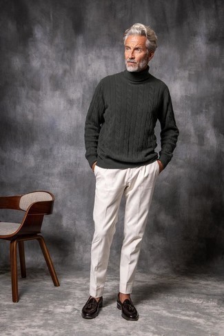 Белые брюки чинос от Ralph Lauren Purple Label
