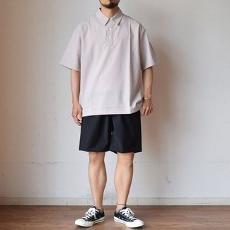 С чем носить шорты в вертикальную полоску мужчине