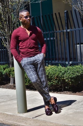 С чем носить фиолетовые солнцезащитные очки мужчине