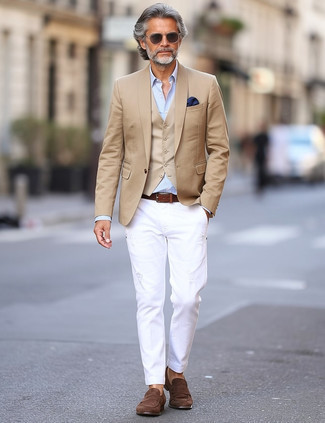 Как носить жилет с пиджаком