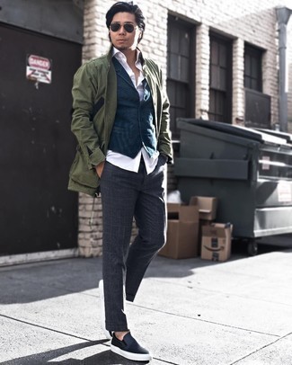 Как носить жилет с полевой курткой