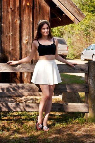 С чем носить бело-черные вьетнамок