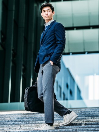 Какие пиджаки носить с бело-коричневыми брогами