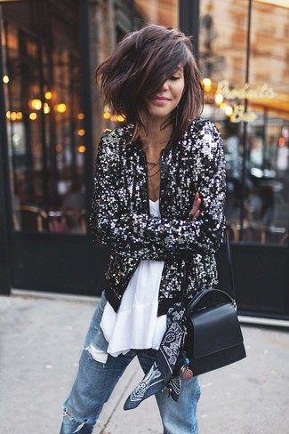 С чем носить бело-коричневый топ без рукавов