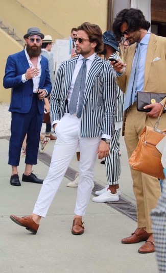 Как носить белый пиджак с белыми брюками чинос