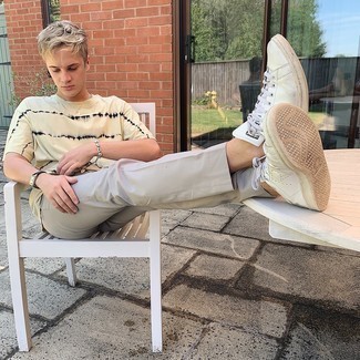 С чем носить белый браслет мужчине