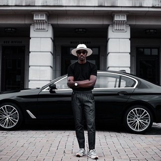 С чем носить белую панаму мужчине