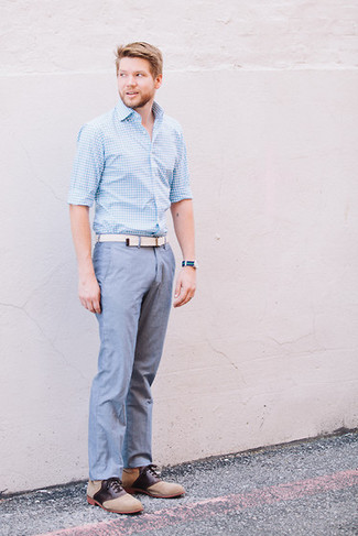 С чем носить белый ремень из плотной ткани мужчине