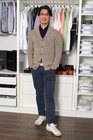 С чем носить белый ремень из плотной ткани мужчине