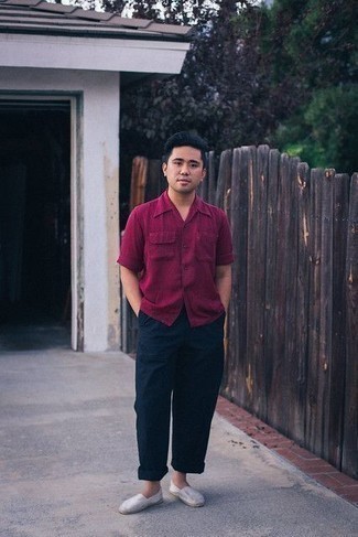 С чем носить белые эспадрильи из плотной ткани мужчине