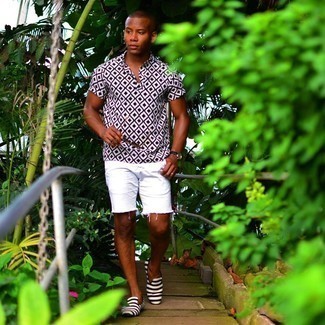 С чем носить белые лоферы из плотной ткани мужчине