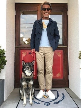 С чем носить белые слипоны из плотной ткани мужчине