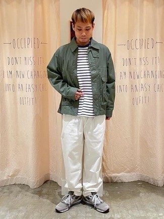 Какие кроссовки носить с белыми брюками чинос