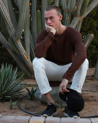 Какие кроссовки носить с белыми брюками чинос