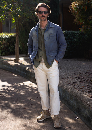 Какие кроссовки носить с белыми брюками чинос