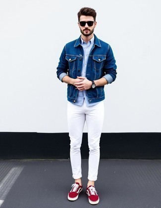 Какие низкие кеды носить с белыми брюками чинос